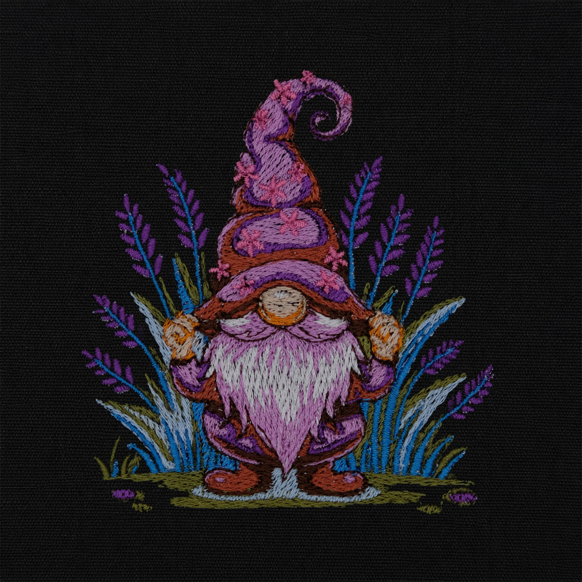 Lavender Flower Gnome