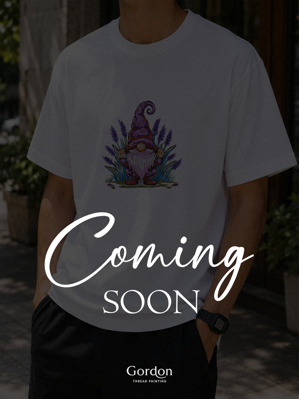 Lavender Flower Gnome