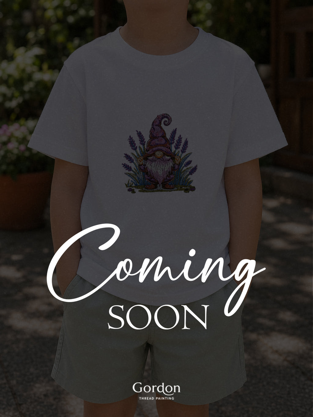 Lavender Flower Gnome