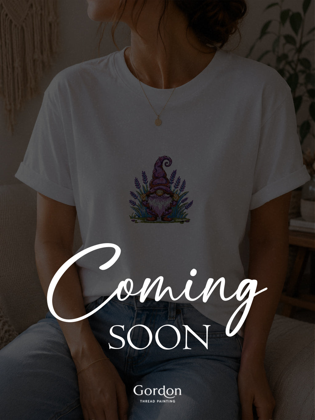 Lavender Flower Gnome