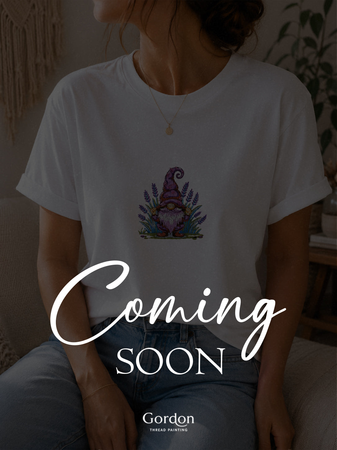 Lavender Flower Gnome