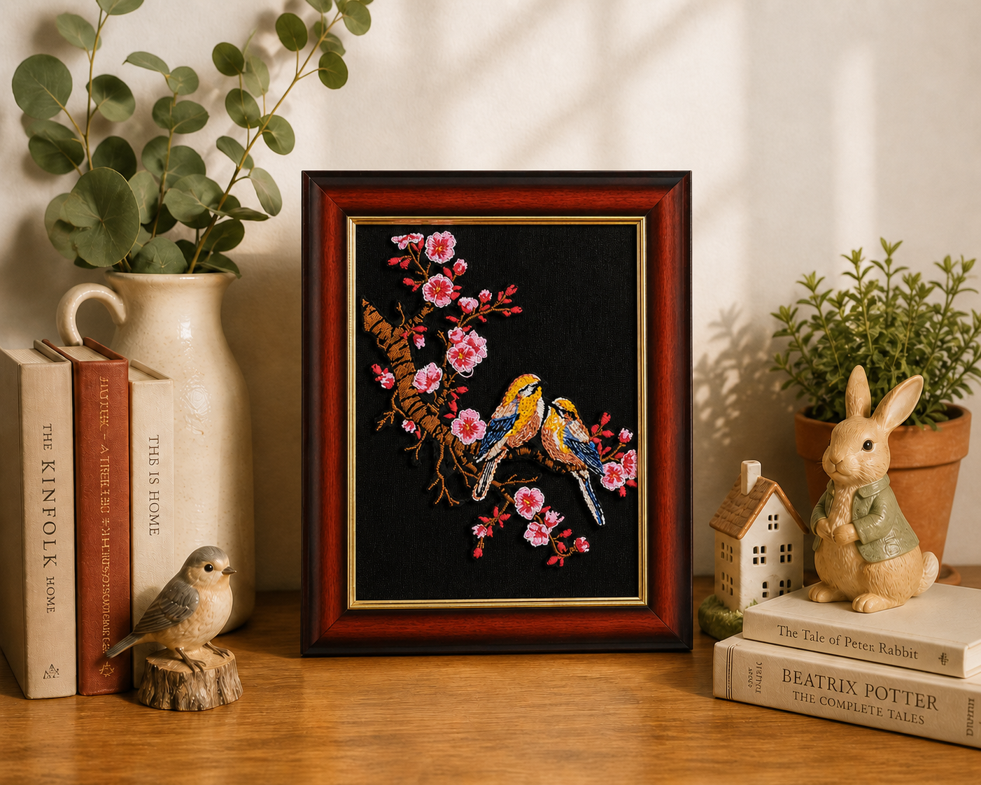 Lovebirds Cherry Blossom