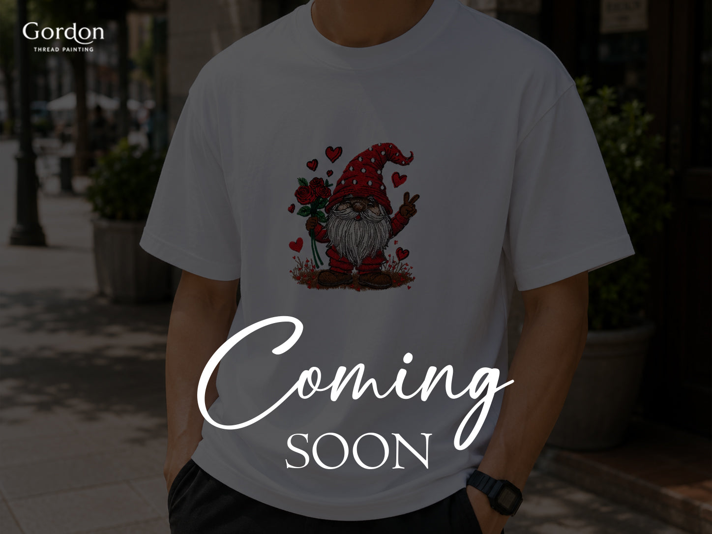 Roses Hearts Gnome