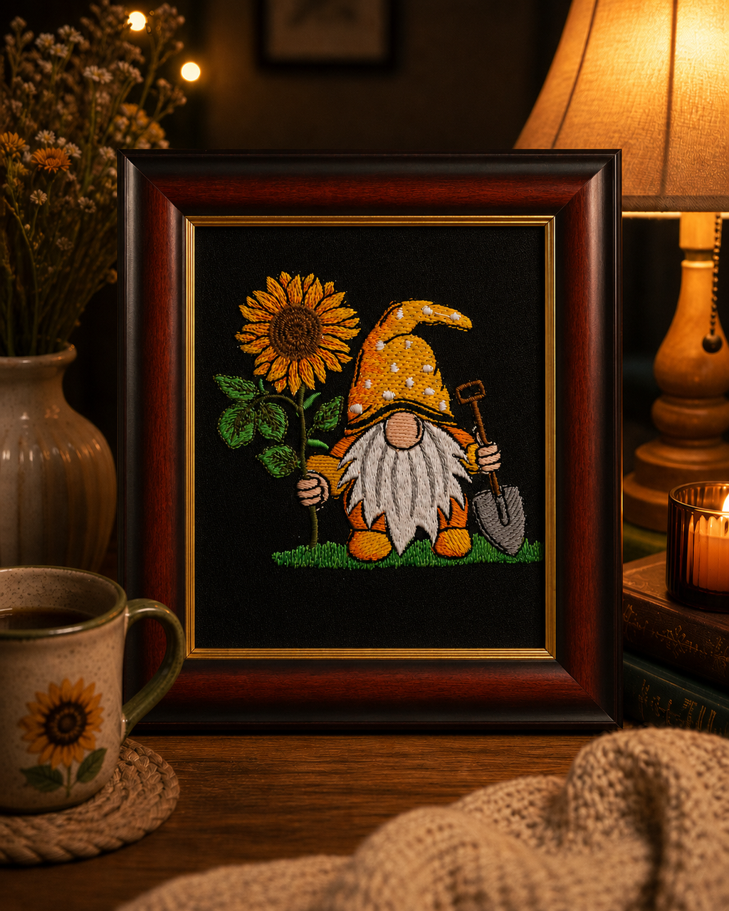 Sunflower Spade Gnome